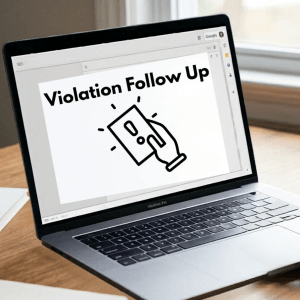 Violation Follow Up Message