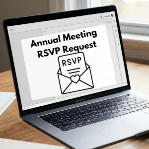 Annual Meeting RSVP Request Message